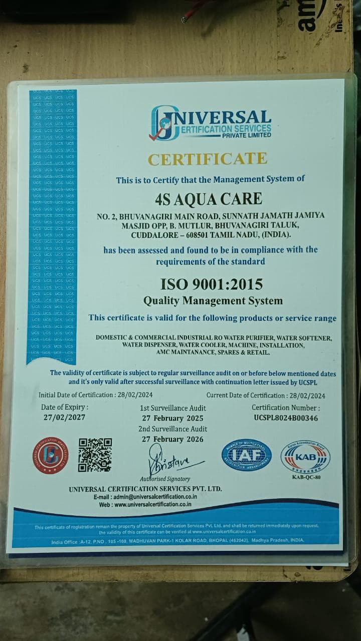 ISO Certificate